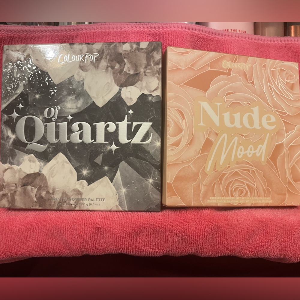 ColourPop Eyeshadow Palettes Quartz and Nude Mood
